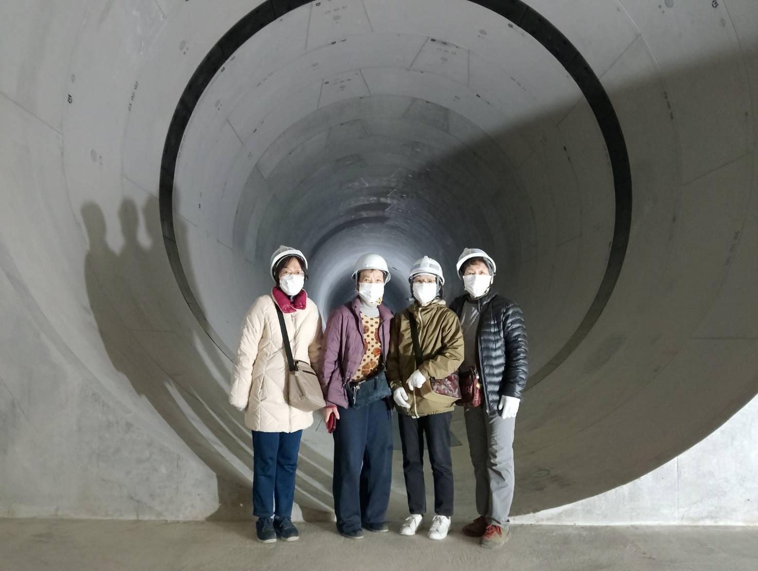 雨水貯留管見学会の報告です